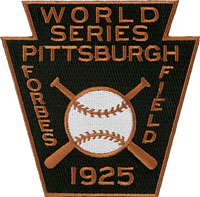 1925 Pirates World Series Patch